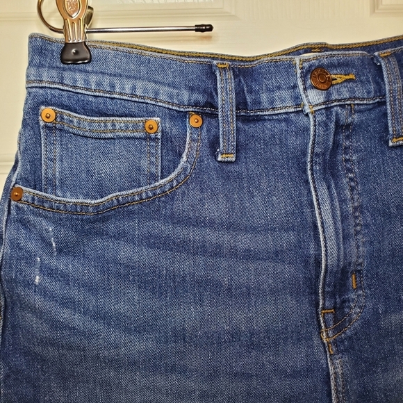 Madewell High-Rise Denim Shorts Blue in Size 29 - Picture 3 of 10
